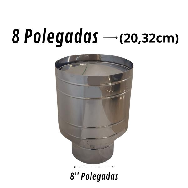 CHAPEU CANHAO INOX 304 8