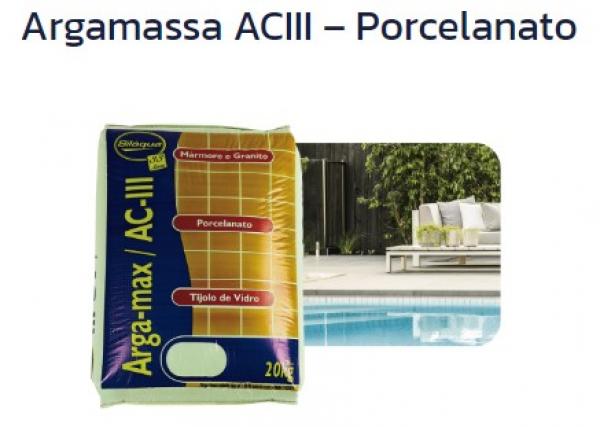 ARGAMASSA AC3 SILAQUA INTERNA E EXTERNA CINZA 20KG