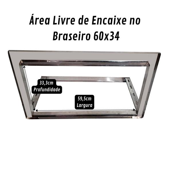 SUPORTE FLUTUANTE 840 INOX 430 84