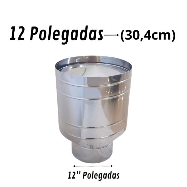 CHAPEU CANHAO INOX 430 12