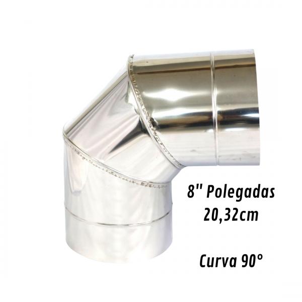 CURVA 90 INOX 430 8