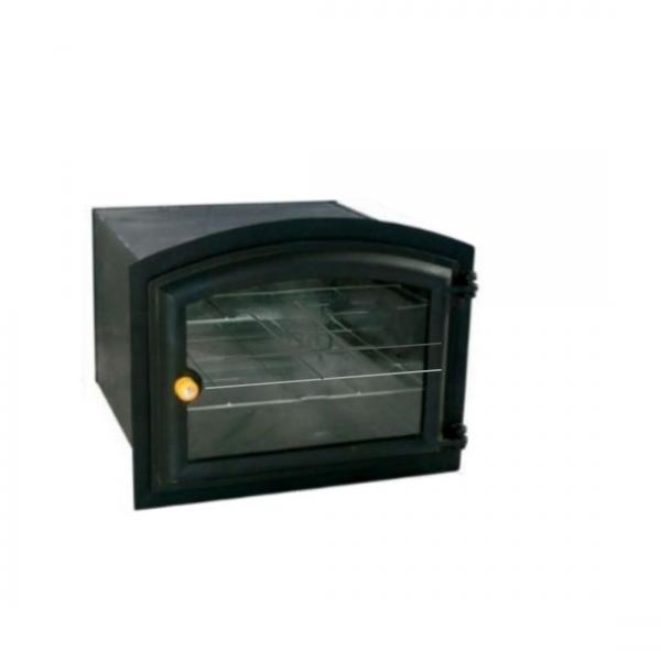 FORNO FERRO FUNDIDO GRANDE TAMPA VIDRO ABAULADO CHAPA 0,90MM