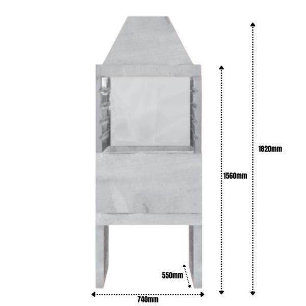 CHURRASQUEIRA PREDIAL BASIC 740