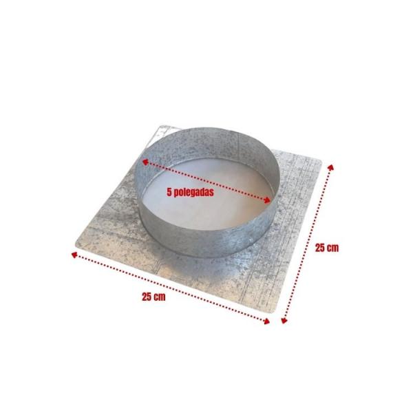 ADAPTADOR GALVANIZADO PARA TUBO 5 25x25