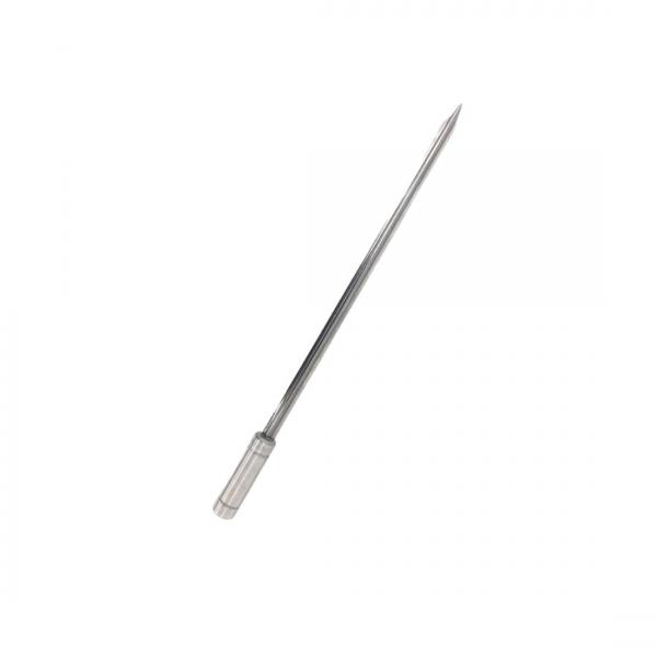 ESPETO CHATO CABO ALUMINIO 40CM INOX 40