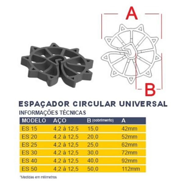 ESPACADOR 20 ES 1000 UNIDADE PRETO