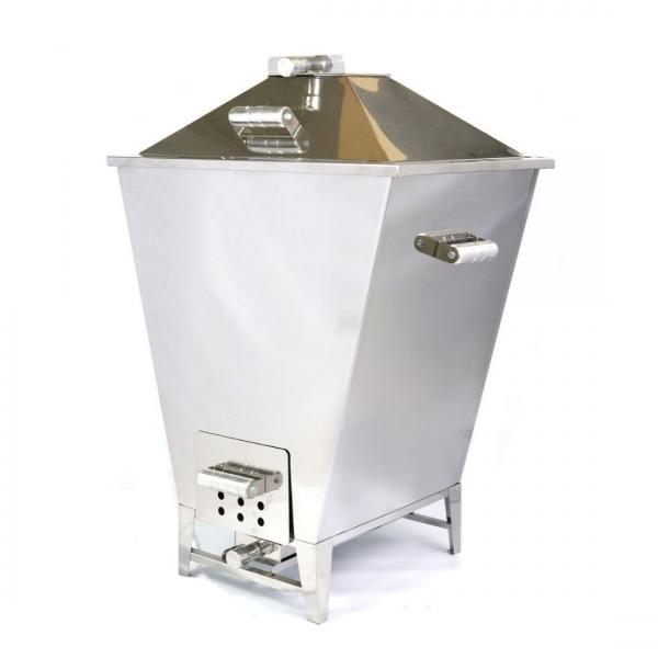 CHURRASQUEIRA INOX A BAFO DIAMANTE 24 KG 0