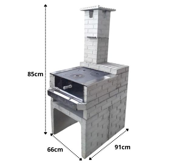 FOGAO GAUCHO TIJOLINHO SEM PINTURA