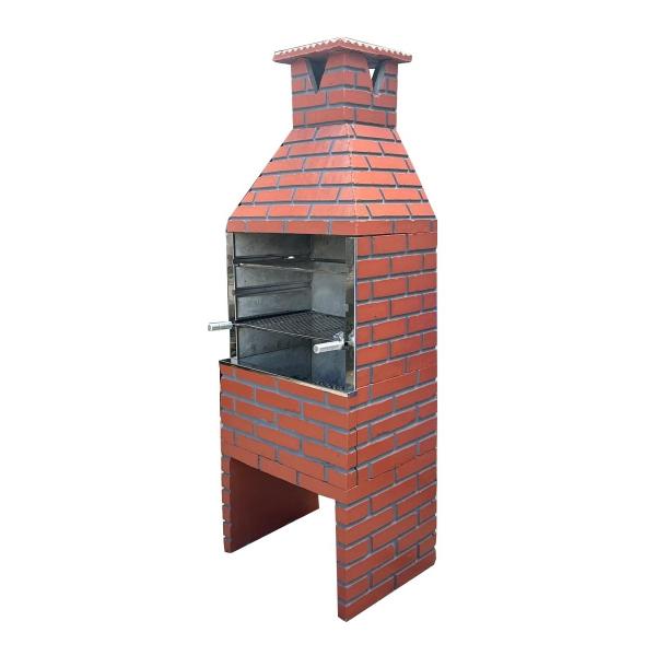 CHURRASQUEIRA TIJOLINHO RUSTICA 750 VERMELHA CERAMICA 740