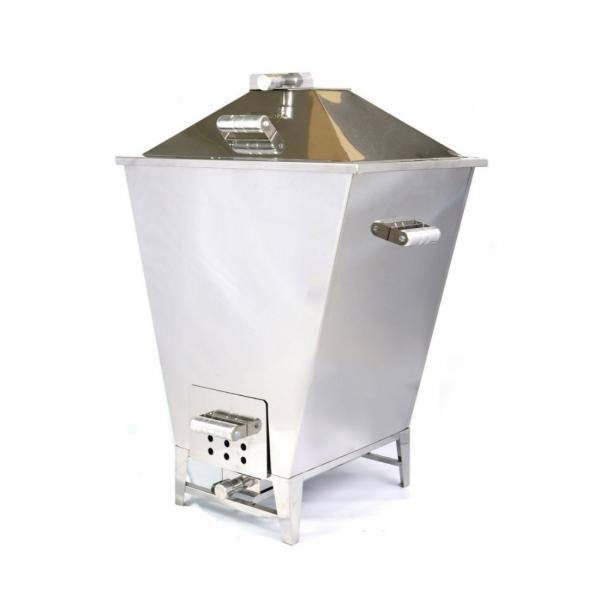 CHURRASQUEIRA INOX A BAFO DIAMANTE 16 KG 0