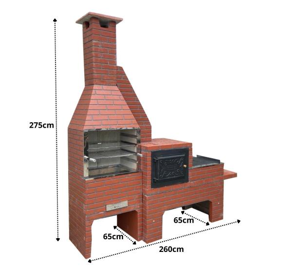 KIT 3 EM 1 TIJOLINHO 840 GAUCHA VERMELHA CERAMICA