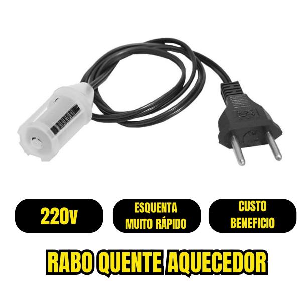 AQUECEDOR DE AGUA 220V BRANCO 10X3X15