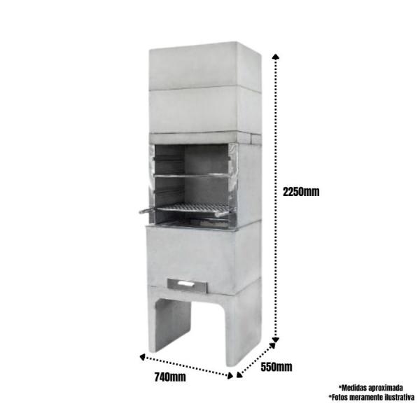 CHURRASQUEIRA PREDIAL 740 NATURAL