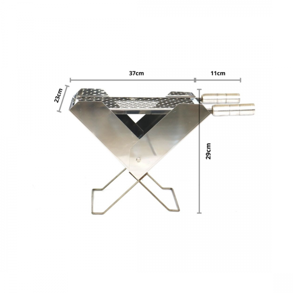 CHURRASQUEIRA INOX DOBRAVEL 490 AÇO INOX 0