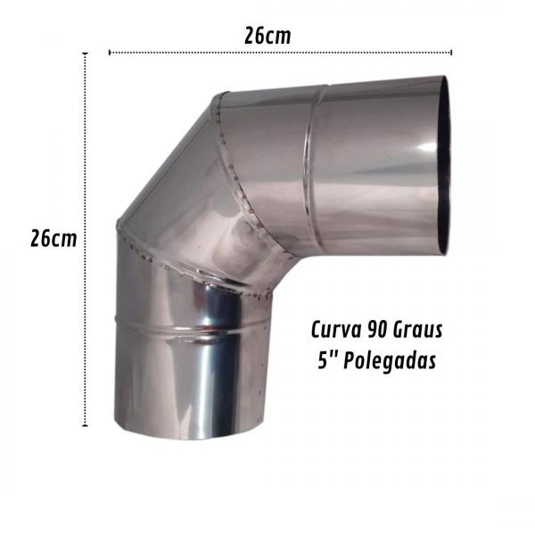 CURVA 90 INOX 430 5